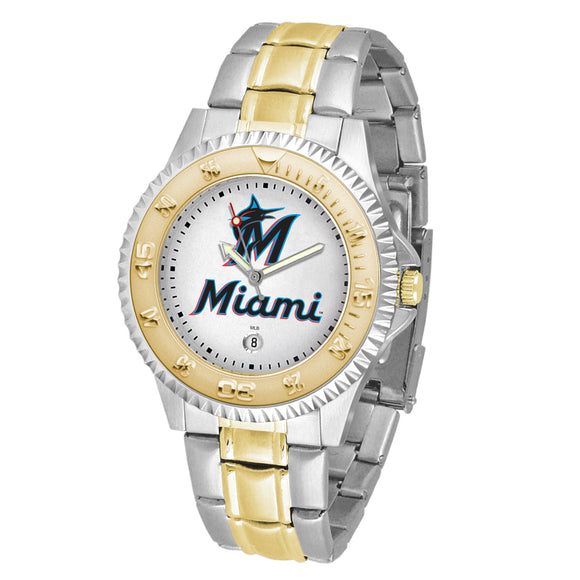 Miami Marlins Two-Tone Competitor Watch