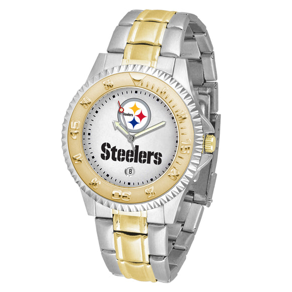 Pittsburgh Steelers Two-Tone Competitor Watch