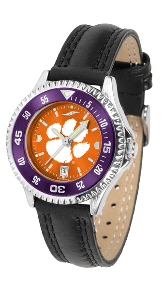 Clemson Tigers Competitor Ladies Watch - AnoChrome - Color Bezel