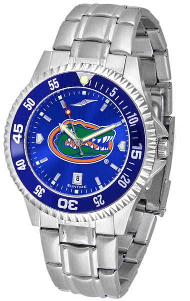 Florida Gators Competitor Steel Men’s Watch - AnoChrome- Color Bezel