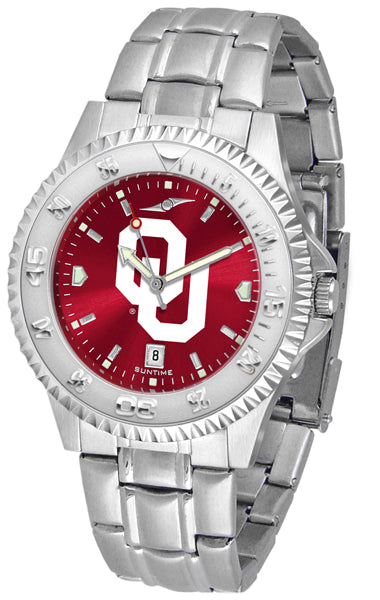 Oklahoma Sooners Competitor Steel Men’s Watch - AnoChrome