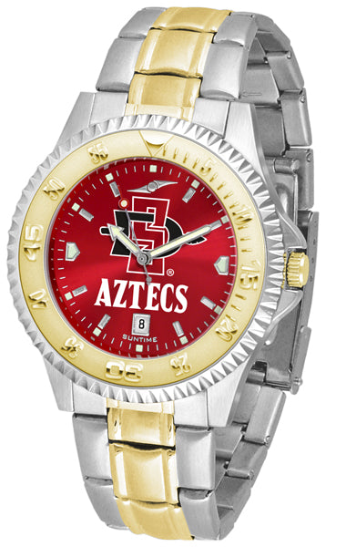 San Diego State Competitor Two-Tone Men’s Watch - AnoChrome