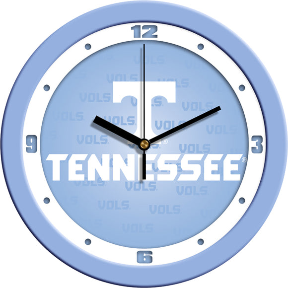 Tennessee Volunteers Wall Clock - Baby Blue