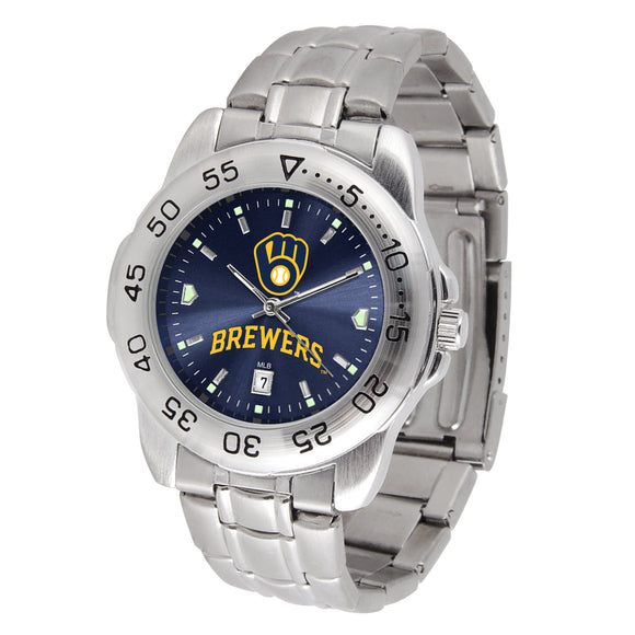 Milwaukee Brewers Sport Steel Watch