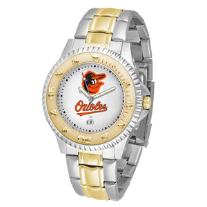 Baltimore Orioles Two-Tone Competitor Watch