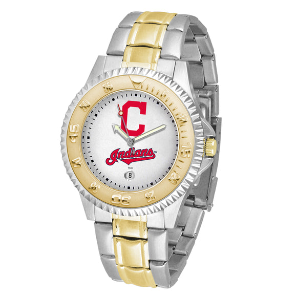 Cleveland Indians Two-Tone Competitor Watch