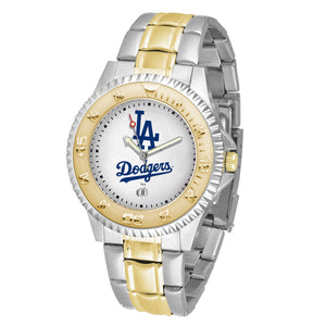 Los Angeles Dodgers Men's Two-Tone Competitor Watch
