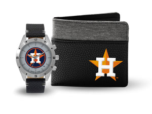 Houston Astros Men's Watch and Wallet Gift Set