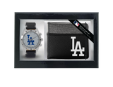 Los Angeles Dodgers Men's Watch and Wallet Gift Set