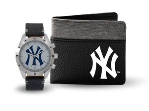 New York Yankees Men's Watch and Wallet Gift Set