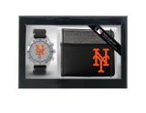 New York Mets Men's Watch and Wallet Gift Set