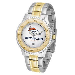 Denver Broncos Two-Tone Competitor Watch