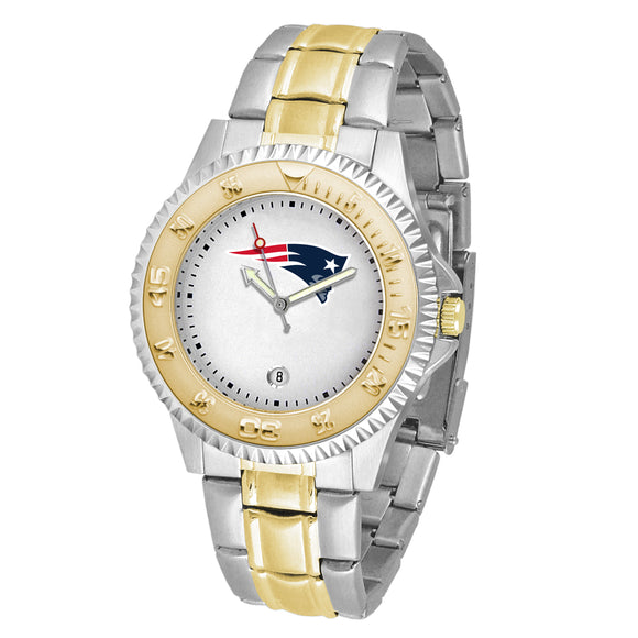 New England Patriots Two-Tone Competitor Watch