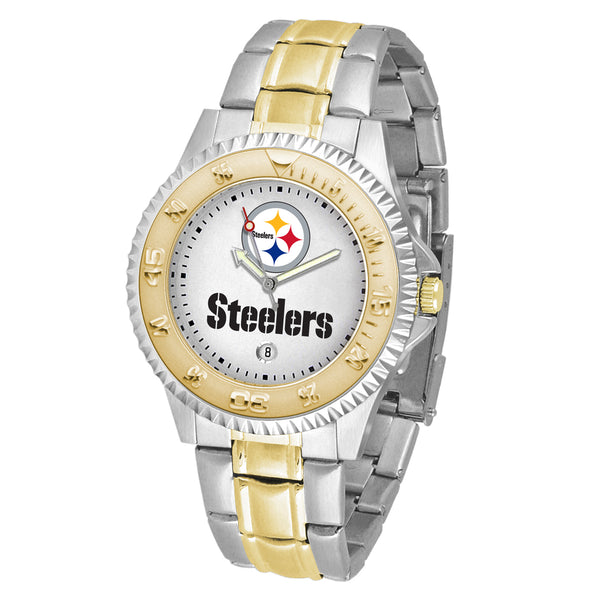 Pittsburgh Steelers Watch Wristwatch NEW Game Time Men's Big Timepiece NFL