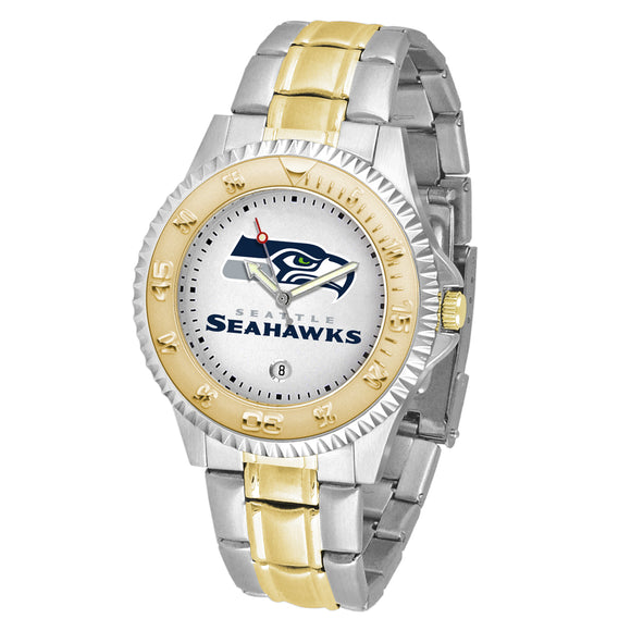 Seattle Seahawks Two-Tone Competitor Watch