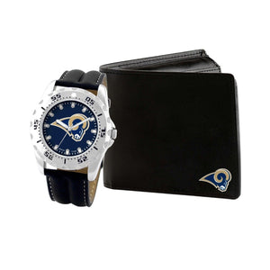 Los Angeles Rams Watch & Wallet Set NFL-WAW-LA