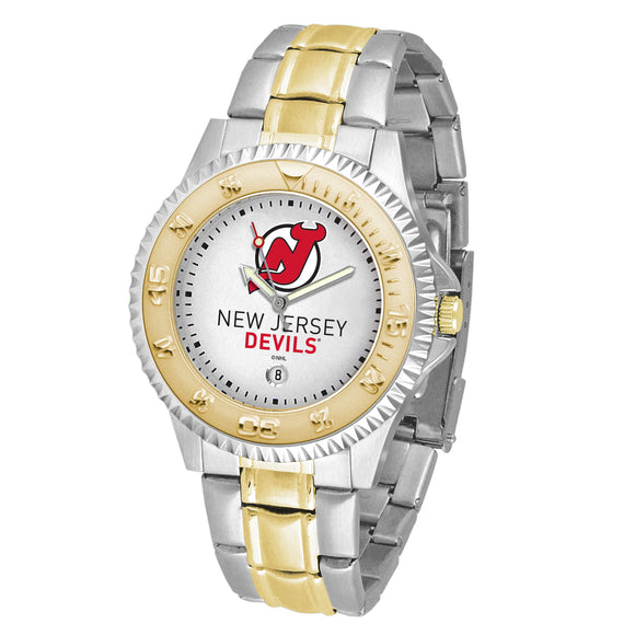 New Jersey Devils Two-Tone Competitor Watch