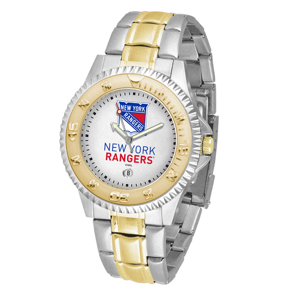 New York Rangers Two-Tone Competitor Watch