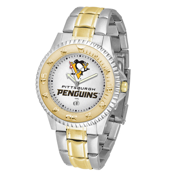 Pittsburgh Penguins Two-Tone Competitor Watch