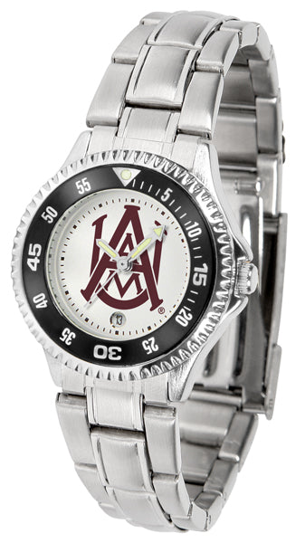 Alabama A&M Bulldogs Competitor Steel Ladies Watch