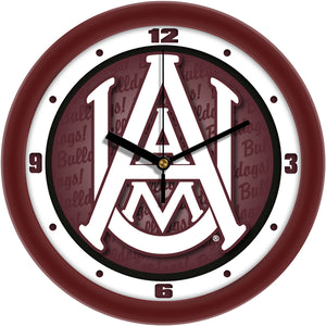 Alabama A&M Bulldogs Wall Clock - Dimension