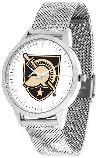 Army Black Knights Statement Mesh Band Unisex Watch - Silver