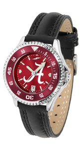 Alabama Crimson Tide Competitor Ladies Watch - AnoChrome - Color Bezel