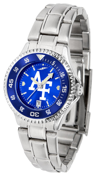 Air Force Falcons Competitor Steel Ladies Watch - AnoChrome - Color Bezel