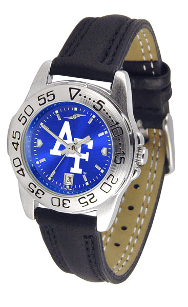 Air Force Falcons Sport Leather Ladies Watch - AnoChrome