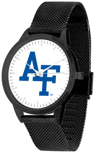 Air Force Falcons Statement Mesh Band Unisex Watch - Black