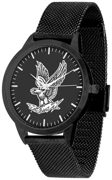 Air Force Falcons Statement Mesh Band Unisex Watch - Black - Black Dial