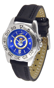 US Air Force Sport Leather Ladies Watch - AnoChrome