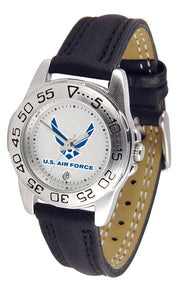 US Air Force Sport Leather Ladies Watch