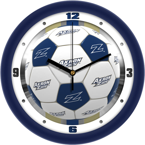Akron Zips Wall Clock - Soccer