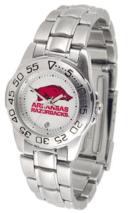 Arkansas Razorbacks Sport Steel Ladies Watch