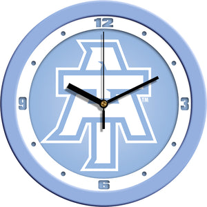 Arkansas Tech University Wall Clock - Baby Blue