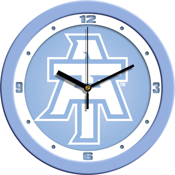 Arkansas Tech University Wall Clock - Baby Blue