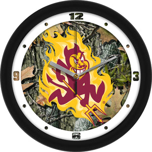 Arizona State Sun Devils Wall Clock - Camo