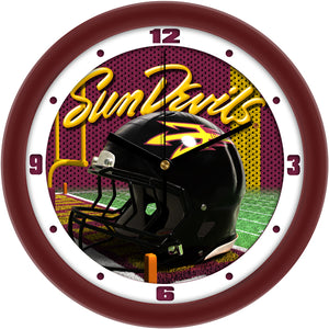 Arizona State Sun Devils Wall Clock - Football Helmet