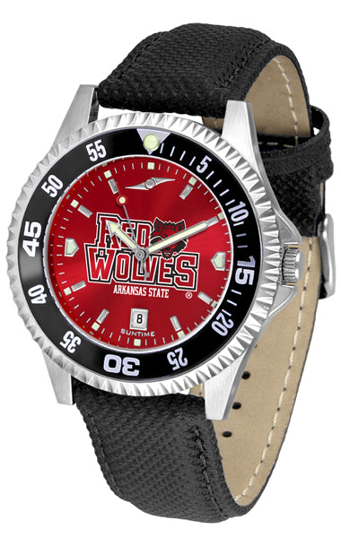 Arkansas State Red Wolves Competitor Men’s Watch - AnoChrome - Color Bezel
