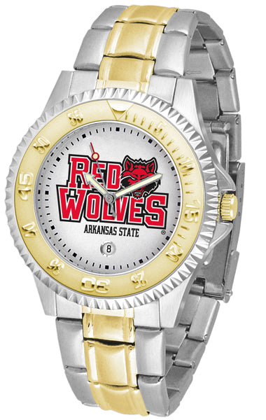 Arkansas State Red Wolves Competitor Two-Tone Men’s Watch