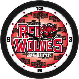 Arkansas State Red Wolves Wall Clock - Dimension