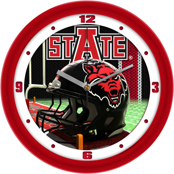 Arkansas State Red Wolves Wall Clock - Football Helmet
