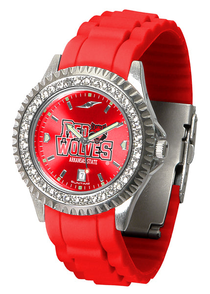 Arkansas State Red Wolves Sparkle Ladies Watch