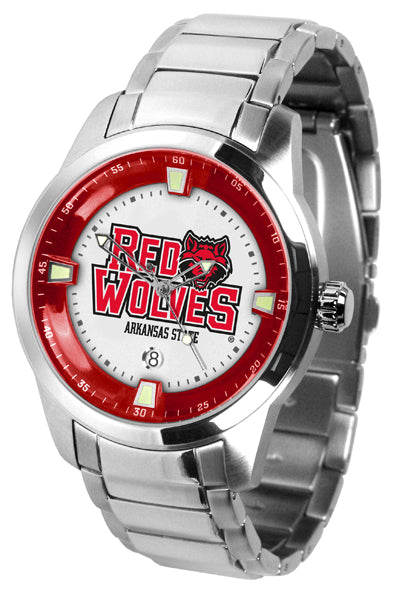 Arkansas State Red Wolves Titan Steel Men’s Watch