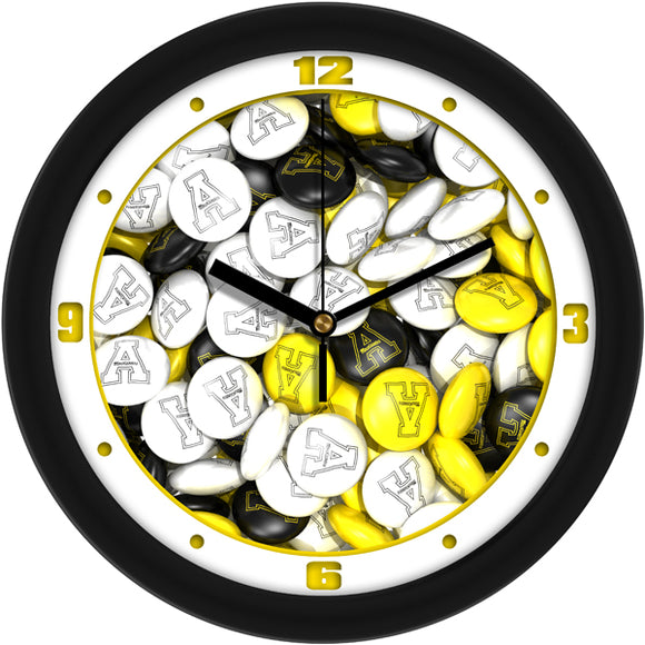 Appalachian State Mountaineers Wall Clock - Candy