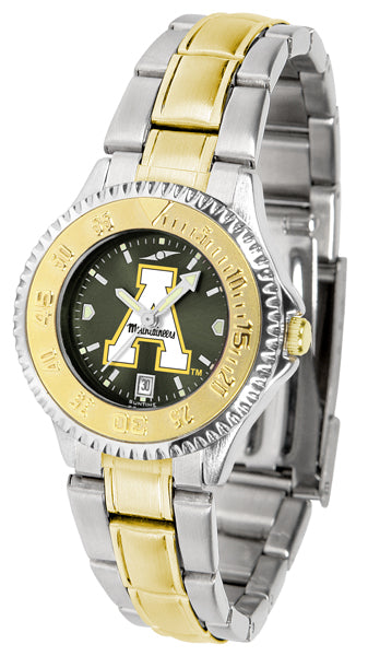 Appalachian State Mountaineers Competitor Two-Tone Ladies Watch - AnoChrome