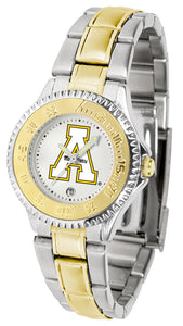 Appalachian State Mountaineers Competitor Two-Tone Ladies Watch