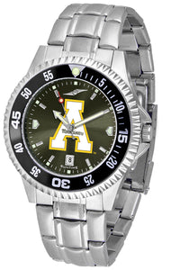 Appalachian State Mountaineers Competitor Steel Men’s Watch - AnoChrome- Color Bezel