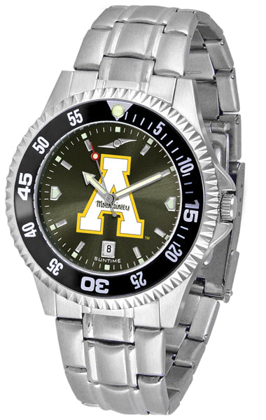 Appalachian State Mountaineers Competitor Steel Men’s Watch - AnoChrome- Color Bezel